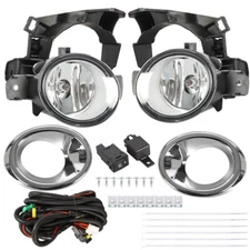Labwork Driving Fog Lights Lamp For Nissan Pathfinder 2013-2016 Chrome Bezel