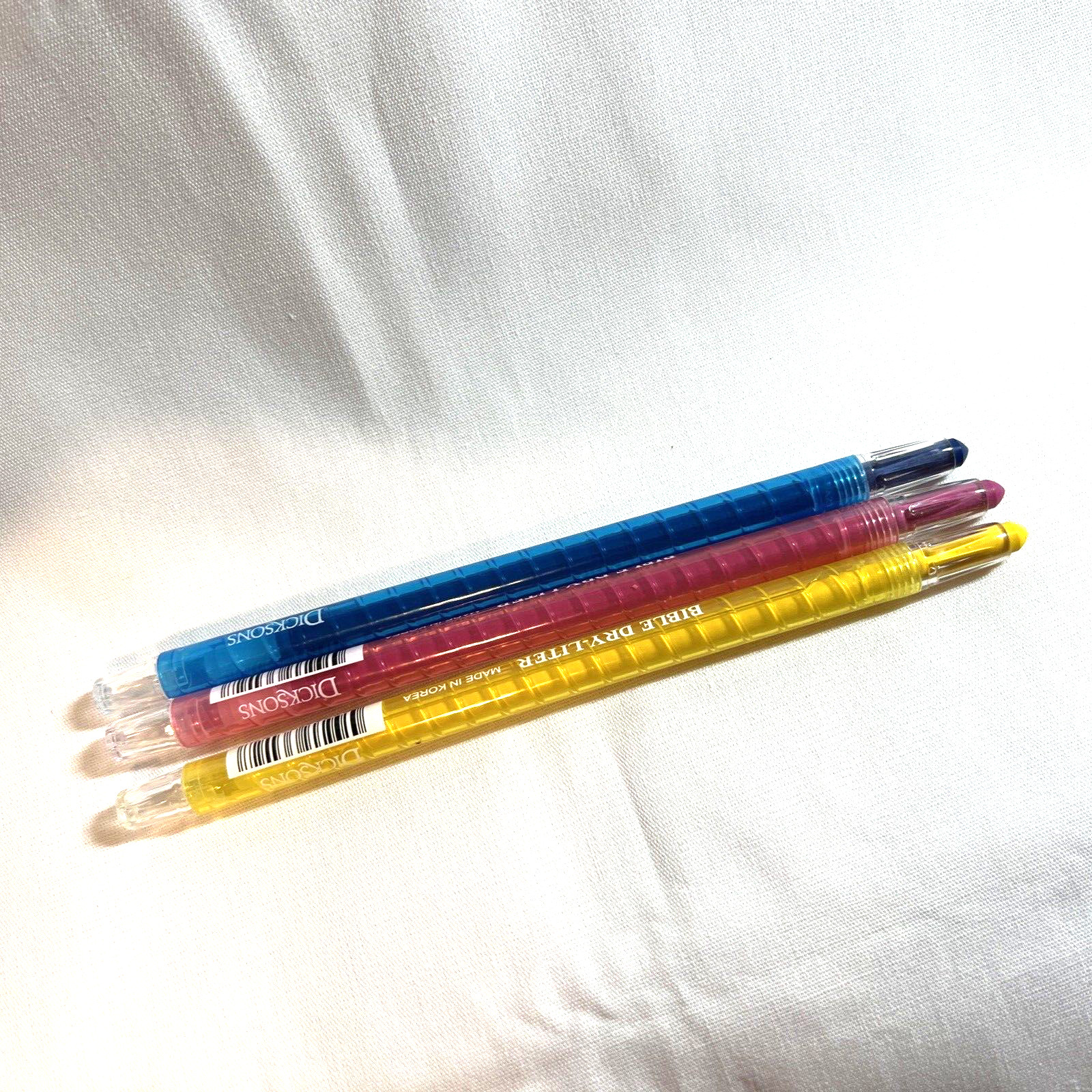 Yellow/blue/pink  No Bleeding,retractab