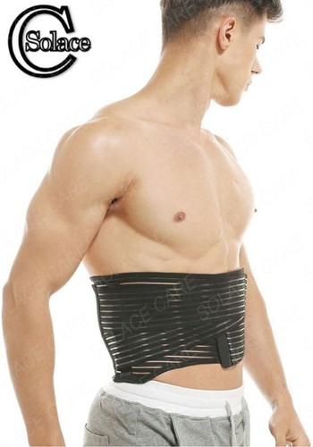 Lumber Belt Brace Lower Back Support Sciatica Scoliosis Herniated Posture Pain - Picture 6 of 9