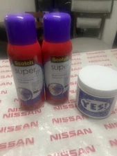 Yes! Paste Flat Glue 1 Pint Tub Jar 2-Scotch Super 77 Multipurpose Spray See Pic