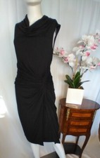 Philosophy Women's Black Sleeveless Spandex V Neck Dress Size S/M ID0018