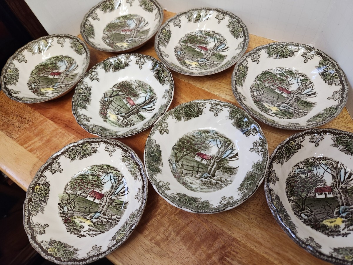 Table Johnson Brothers Friendly Village Dishes Dinnerware Friendly