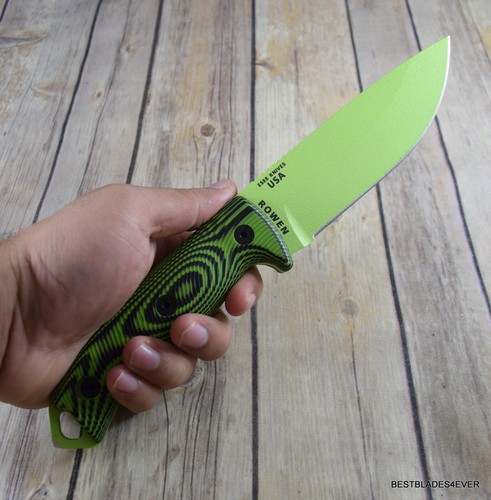 ESEE MODEL 5 FIXED BLADE MADE IN USA RAZOR SHARP BLADE WITH MOLDED SHEATH & CLIP - Picture 7 of 10