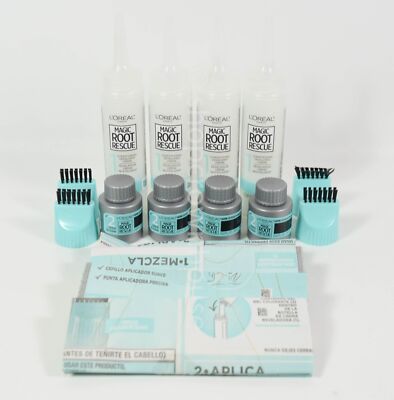 4 NWOB L'Oreal Magic Root Rescue Hair Coloring Kit #5G MEDIUM GOLDEN BROWN