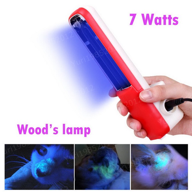 7W Handheld Portable Black Light for Skin Care Ringworm Diagnosis Wood