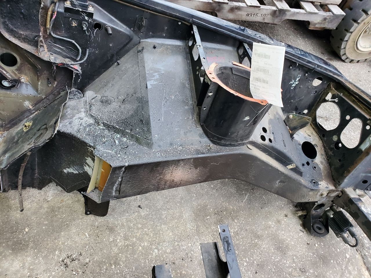 Bentley Turbo R 1991 Front Left Fender Black