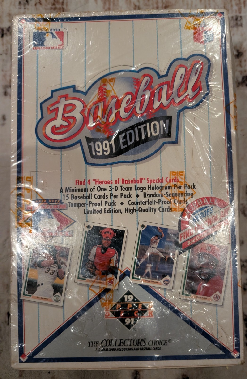 1991 Upper Deck Collector's Choice Baseball Factory Sealed Box