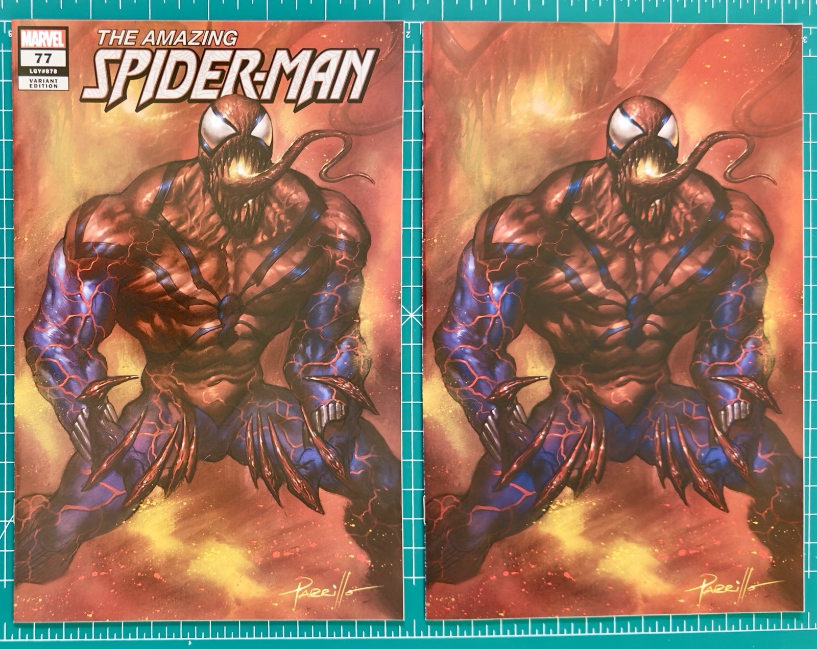 AMAZING SPIDER-MAN #77 • LUCIO PARRILLO • CARNAGE • TRADE DRESS/VIRGIN SET🔥🔥