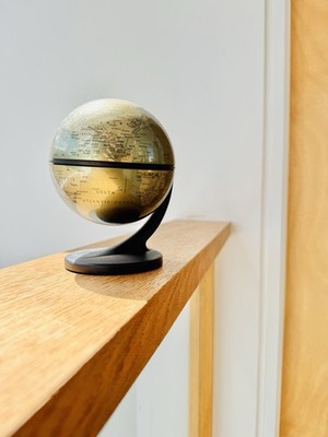Replogle ''The Globe'' Mini Schreibtischglobus Metallic - 2001 sehr guter Zustand