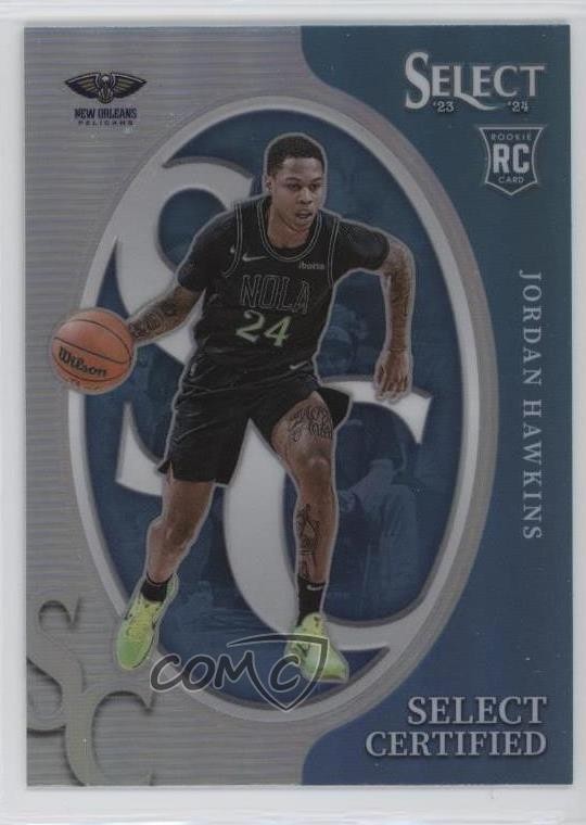 2023-24 Panini Select Certified Silver Prizm Jordan Hawkins #17 Rookie RC