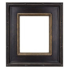Creative Mark Museum Plein Aire Ornate Picture Frame - 18x18 - Antique Black