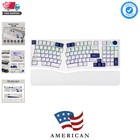 Feker Alice98 Ergonomic 98 Keys Custom Mechanical Keyboard, VIA Programmable,...