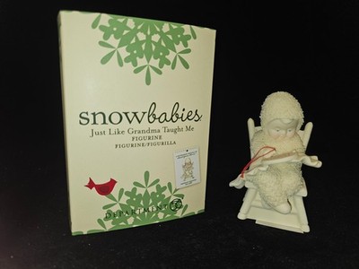 snowbabies dept 56 figurines Just Like Grandma 2.5'' x 2.5'' x 4'' new in box