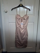 Oh Polly Blush Pink Bodycon Dress Size 6 New With Tags