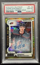 Andrei Svechnikov 2018 O-Pee-Chee Platinum Rookie Auto /25 PSA 10 ***Pop 1***
