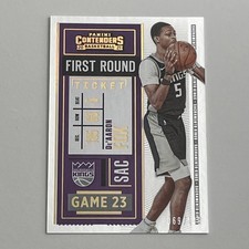 2020-21 Panini Contenders - De'Aaron Fox #88 1st Round Ticket /149