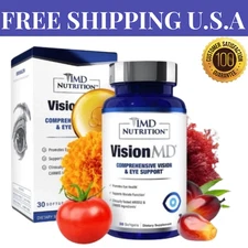 1MD Nutrition Vision MD Eye Vitamin CARMIS - Eye Supplement - 30 Softgels USA