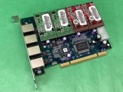 Digium TDM400P Wildcard Analog FXO FXS PCI Card + S100M + X100M - UNTESTED