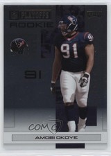2007 Playoff NFL Playoffs Rookie Black Metalized 1/49 Amobi Okoye #138 n1u
