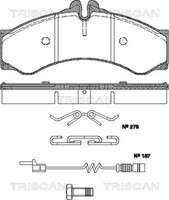 Triscan Bremsbelagsatz Scheibenbremse 8110 23037 FüR Mercedes VW LT 28 46 2 2DC