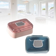Box Portable Drainable Plastic Holder Container with Cover