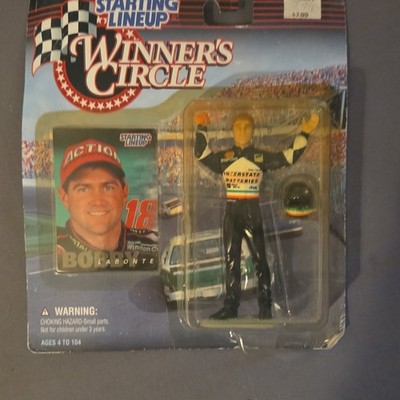 Starting Lineup Winner s Circle NASCAR Bobby Labonte Action Figure Black/White