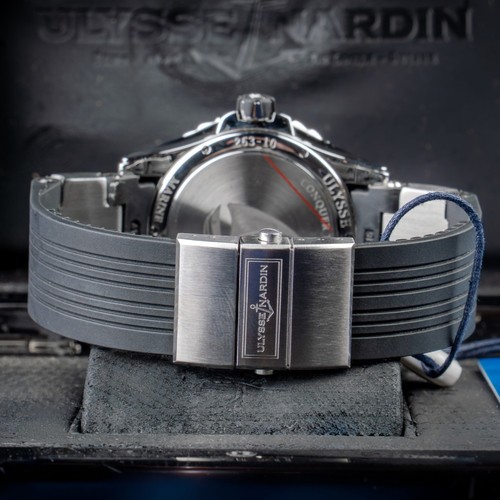 Ulysse Nardin Maxi Marine Diver Chronometer 44mm Black Wave Edition Complete Set - Afbeelding 9 van 9