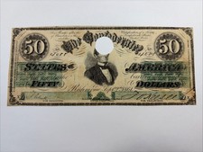 September 2, 1861 $50 Confederate States of America Note T-16