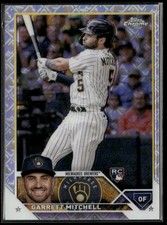 2023 Topps Chrome Logofractor Edition #110 Garrett Mitchell