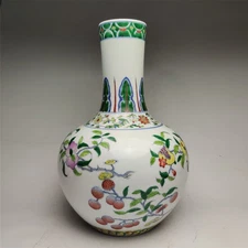 Qing Qianlong Doucai Tianqiu Vase