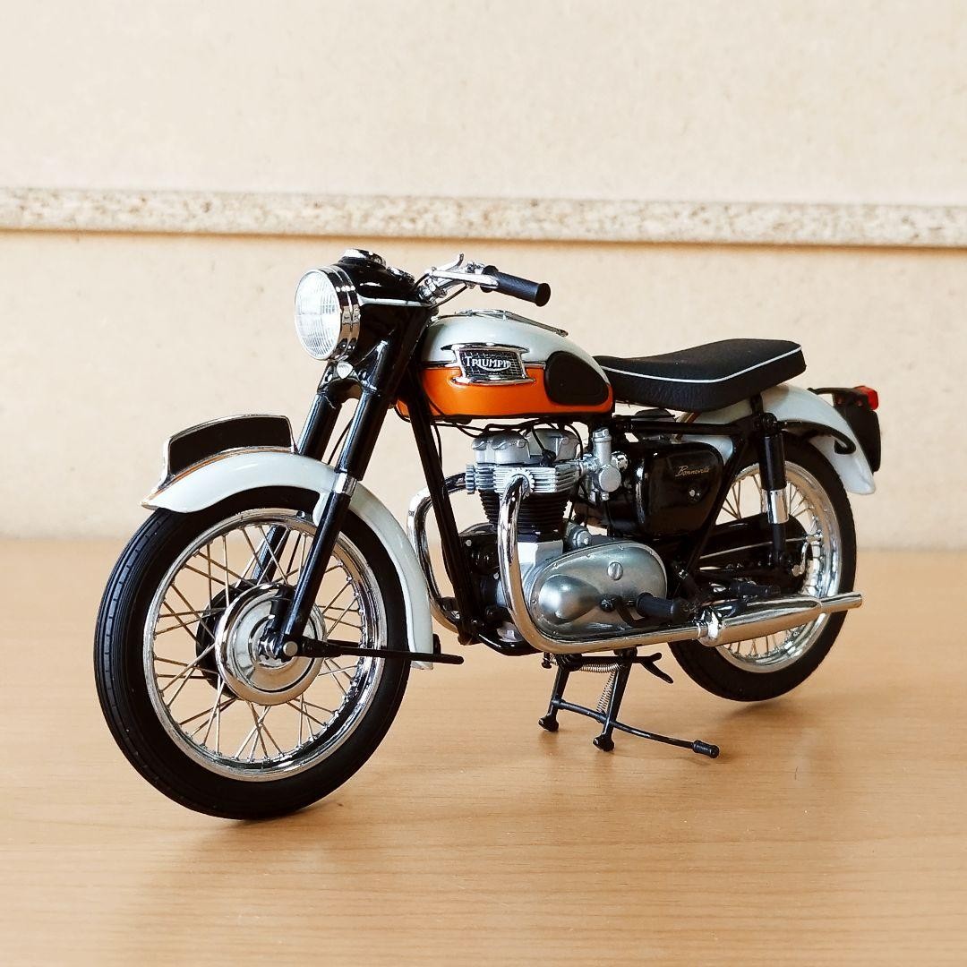オートバイ・バイク MINICHAMPS Triumph Bonneville 650 Minichamps Triumph Bonneville 650 Diecast Motorcycle Model Replica
