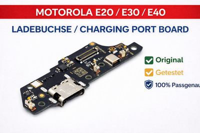 Motorola Moto E20 E30 E40 Ladebuchse Charging Port Board Original Ersatzteile