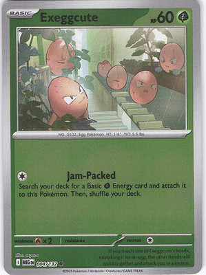 Exeggcute Common ME01: Mega Evolution 004/132 NM
