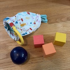 Lovevery Sensory Pouch The Thinker Play Kit Months 11-12   Pouch Ball Blocks