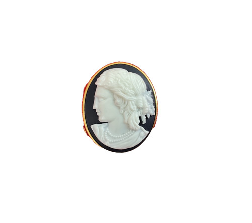 Estée Lauder~Solid Perfume Compact~2010~ "Timeless Cameo"~Youth Dew~Pre~owned~