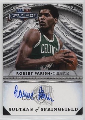 2013 Crusade Sultans of Springfield Signatures 56/75 Robert Parish Auto HOF 5a1