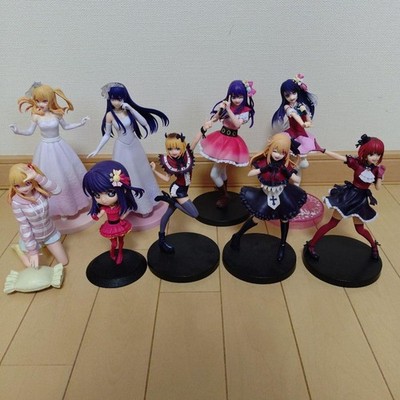 Oshi no Ko Girls Figure lot of 9 Set sale relax time qposket Ai Aqua Ruby etc.