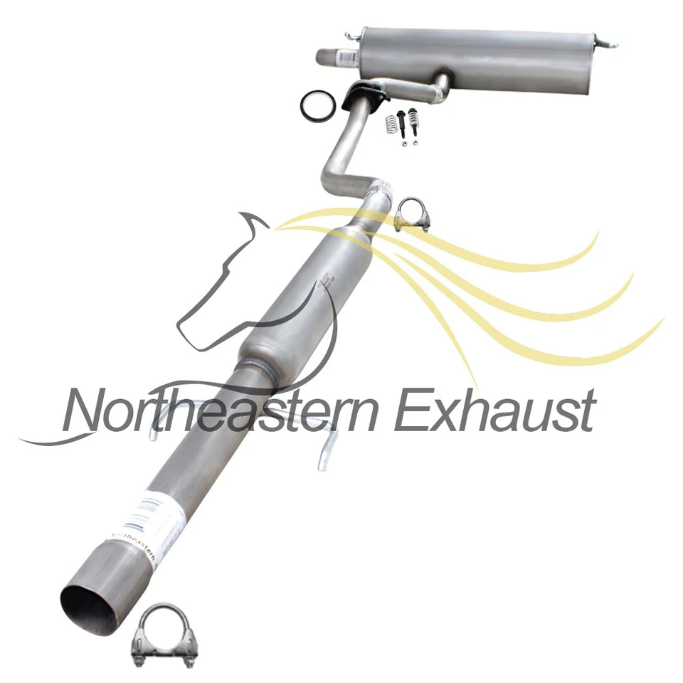 Silenciador de escape ressonador de aço inoxidável serve: 2005-2010 Scion TC 2,4L - Imagem 4 de 4