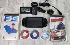 Sony PSP-1001 Bundle Genuine Charger Battery & Games Tested and Working Read*