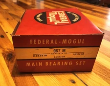 NOS Engine Main Bearing FEDERAL MOGUL 967 M Fits 1957 Chrysler 301 303 313