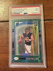 2024 Caleb Williams Panini Donruss Optic RC GREEN Hyper PSA 9 Rated Rookie MT!
