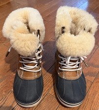 Crocs Allcast Luxe Waterproof Faux Shearling ...