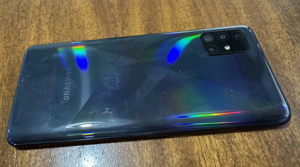 Samsung Galaxy A51 SM-A515F/DS - 128GB - Prism Crush Black (Unlocked) (Dual SIM) - Image 2 of 3