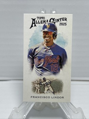 2025 Topps Allen & Ginter - Francisco Lindor Mini N22 SP Variation #N222-9