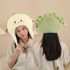 Plush 3D Durian Hat Party Hat Holiday Celebration Costume Hat Photo Headgear
