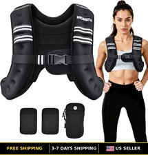 Adjustable Weighted Vest for Training, Running, and CrossFit 6lb-30lb 