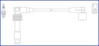 ZüNdleitungssatz Hüco 134812 FüR Opel Corsa S93 Astra CC T92 Caravan Vectra J96