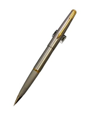 Parker 50 Falcon Flighter Fountain Pen XF Nib Stainless Steel Vintage