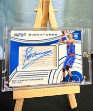 NBA card Kristaps Porzingis rookie autograph /119. rookie card picture