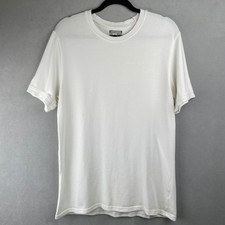 Converse All Star Chuck Taylor White Crew Premium Knit T Shirt Embroidered Men M